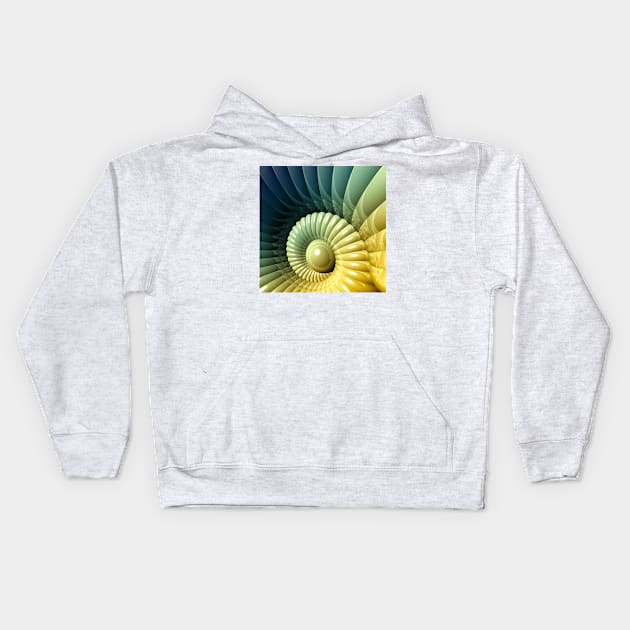 Nautilus Kids Hoodie by perkinsdesigns